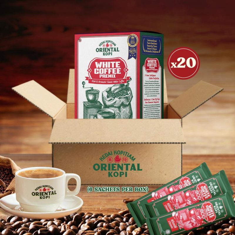Classic White Coffee [6 sachets x 20 box]