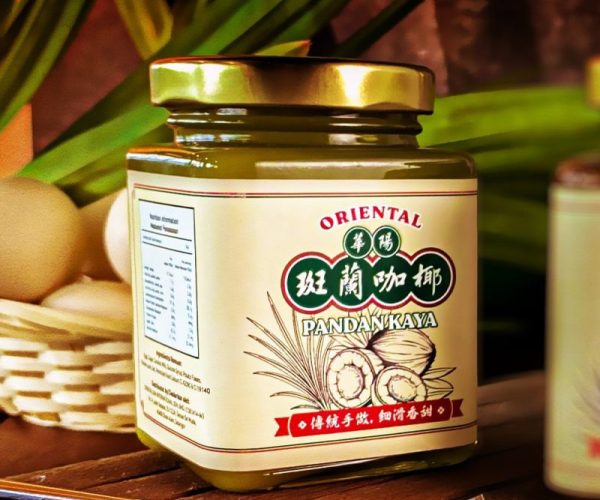 Coconut jam with pandan flavour